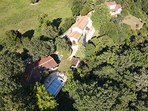 Mas De Clamouze from the air